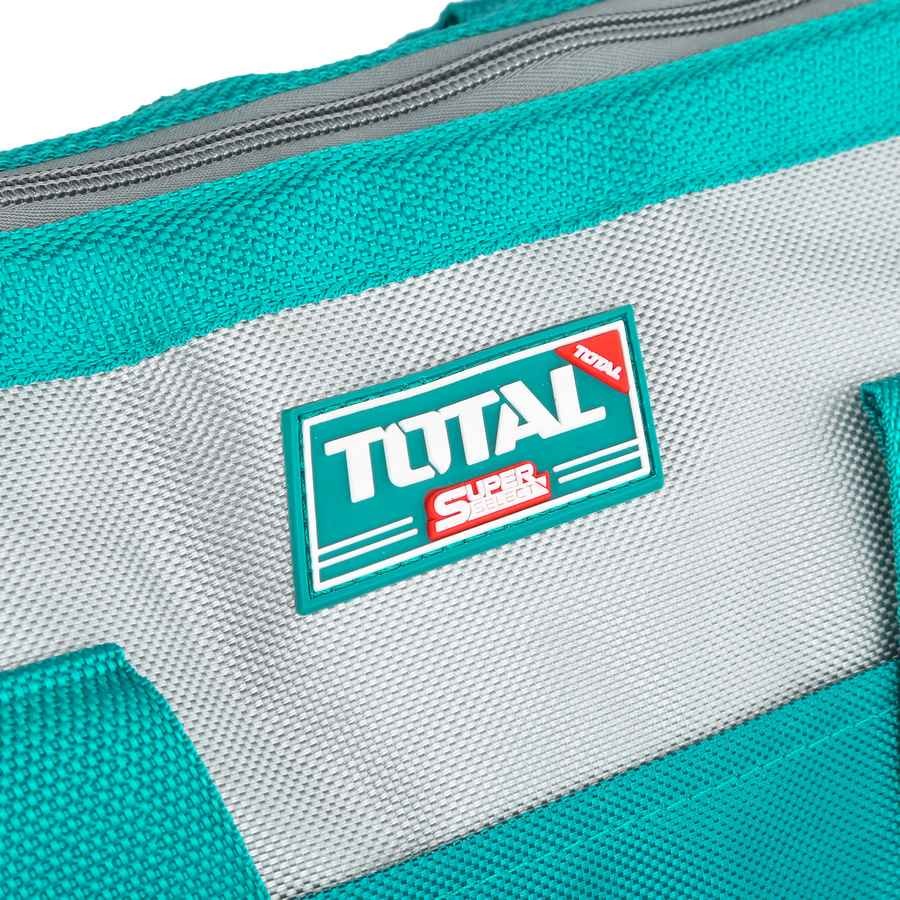 BOLSO DE TELA PARA HERRAMIENTAS 16" 25 BOLSILLOS INDUSTRIAL TOTAL