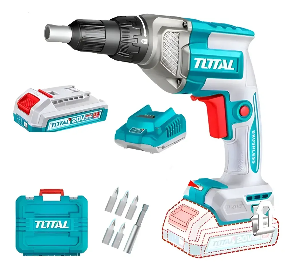 ATORNILLADOR PARA DURLOCK 20V BL INDUSTRIAL TOTAL TDSLI204281-4