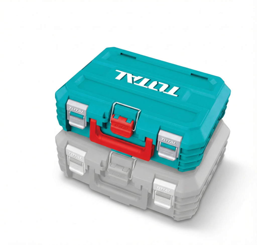 CAJA PLASTICA PARA HERRAMIENTAS APILABLE 16" TOTAL TPBXS101