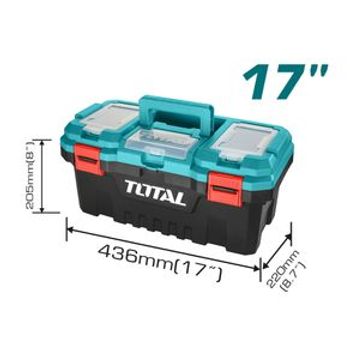 CAJA PLASTICA PARA HERRAMIENTAS 17" TOTAL TPBX0171