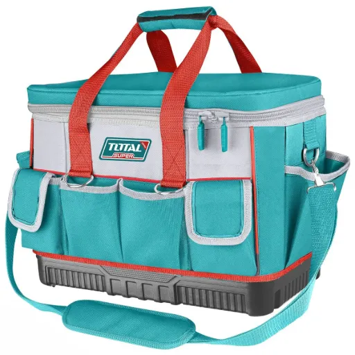 Bolso de tela para herramientas 16" 25 bolsillos industrial Total