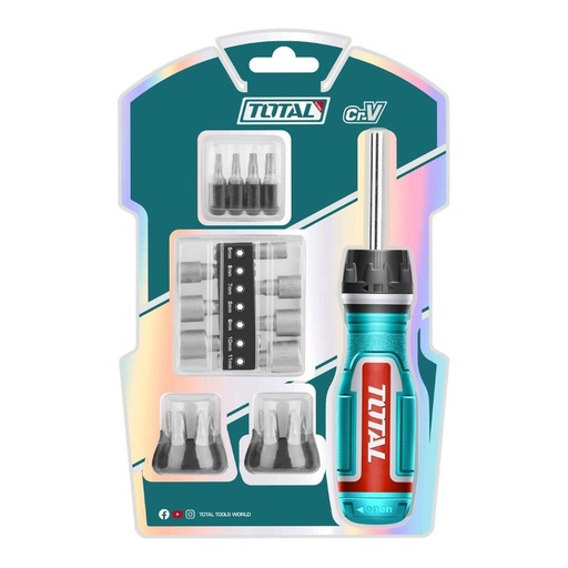 SET destornillador 24 puntas Total TACSD30246