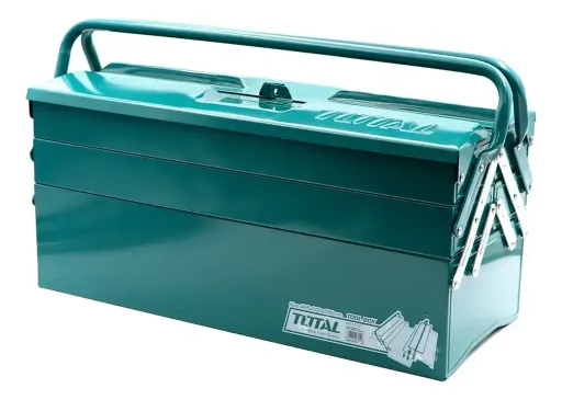 Caja metalica para herramientas de 3 pisos industrial Total