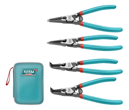 KIT de 4 pinzas seeger 180MM industrial Total THTJ214042