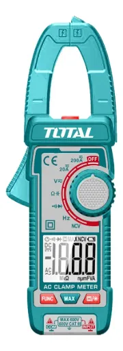Pinza amperometrica digital AC 400A industrial Total TMT762001